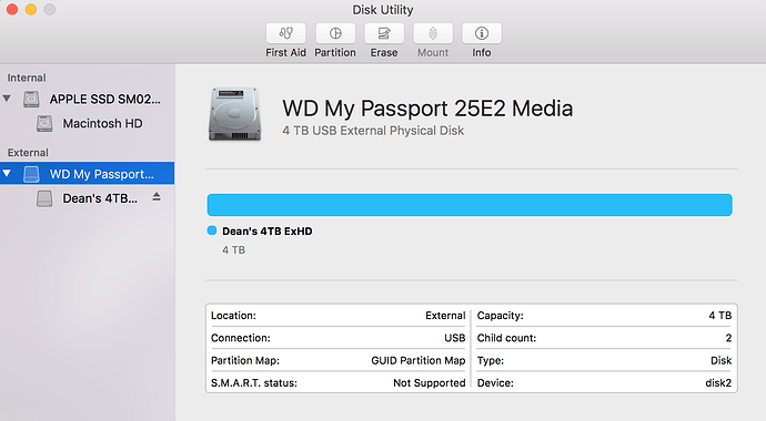 format western digitial passport for mac